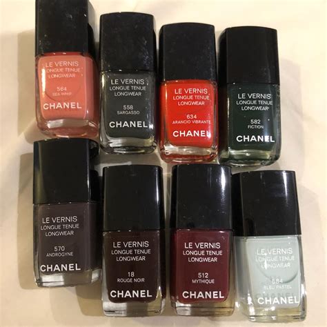 chanel tinted nail polish|discontinued Chanel nail polish colors.